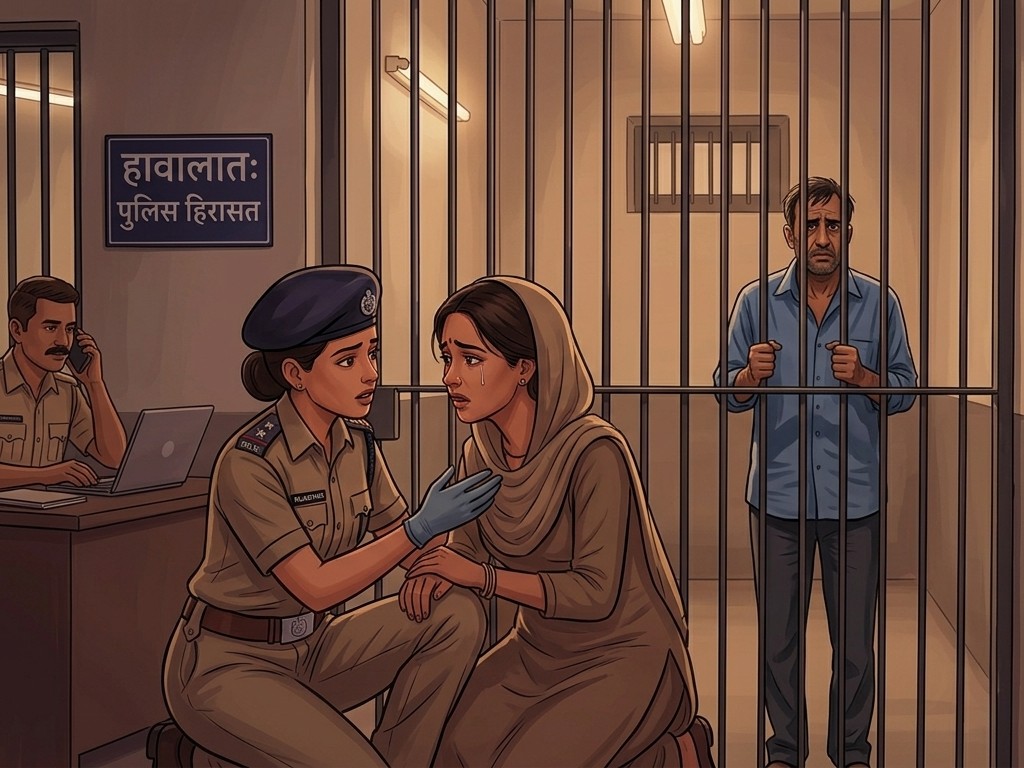 Ajmer News: Schoolgirls Accuse Principal of Molestation, Blacken His Face With Ink; Police Detain Him